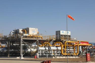 中石化华北油气分公司采气二厂助力杭锦地方发展